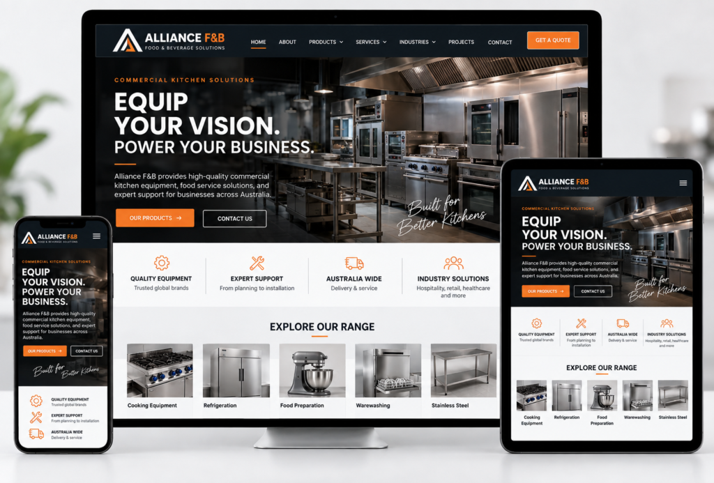 Alliance F&B Website